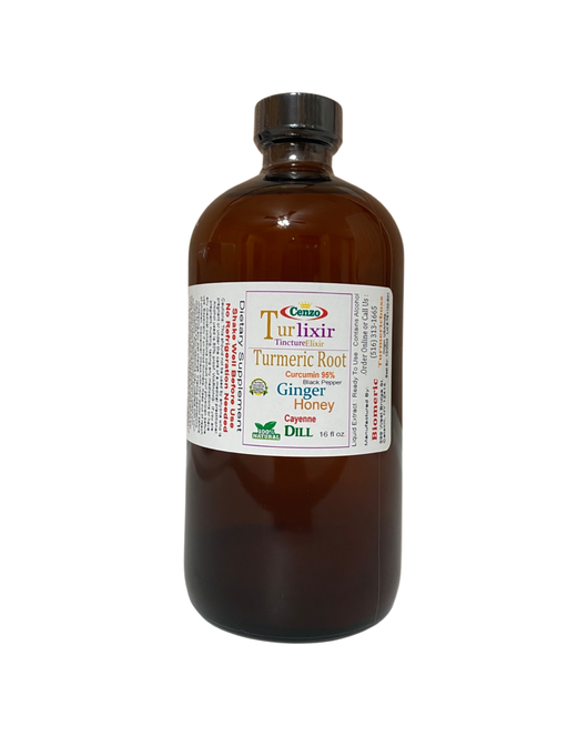 TURMERIC ORAL TURLIXIR - TINCTURE & ELIXIR (16 fl oz) - Turmeric Boss