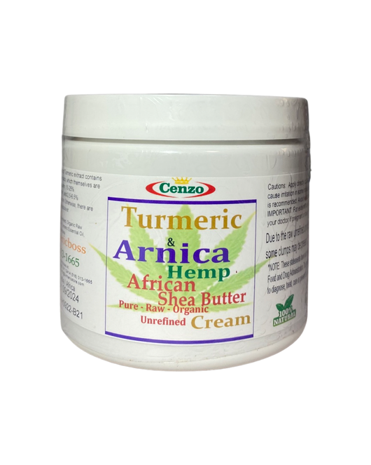TURMERIC WITH ARNICA, HEMP & AFRICAN SHEA BUTTER - Turmeric Boss