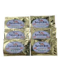 One Year Supply of Extra Strength Turmeric Supplement Capsules - Curcumin, Quercetin, Bromelain, & Piperine (720 Capsules) Please Review Allergen Statement Before Purchase - Turmeric Boss