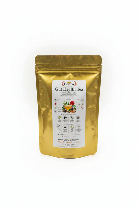 Gut Health Tea 8oz - Turmeric Boss
