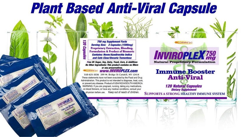 Inviroplex 750mg 120 Capsules (Immunity Booster - Anti-Viral Capsule ...