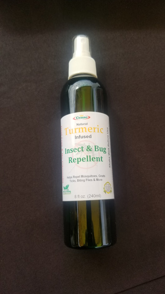 Turmeric Insect & Bug Repellent 100% Natural - Deet free (8fl oz) - Turmeric Boss